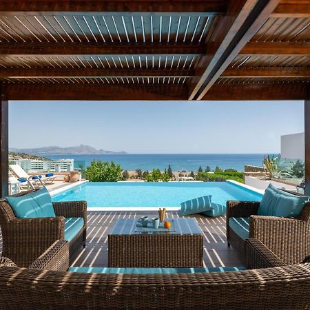Villa Milena With Private Pool, Vlicha Beach Lindos Bagian luar foto